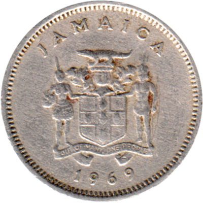 5 cents, 1969 Obverse