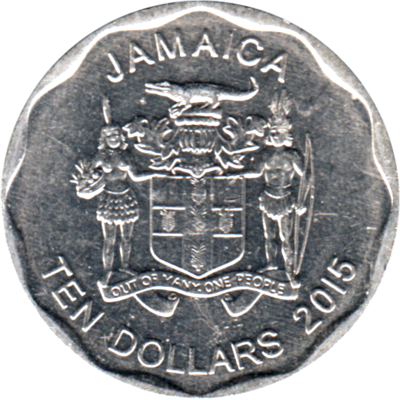 10 Dollars, 2015 Reverse