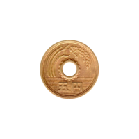 Preview 5 Yen, 三十九 (1964) obverse