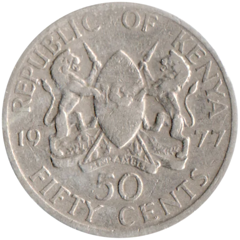 50 cents, 1977 Reverse
