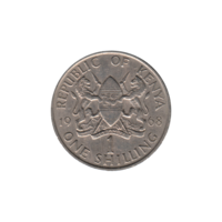 Preview 1 Shilling, 1968 reverse