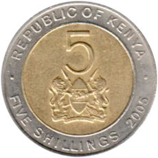Preview 5 Shillings, 2005 reverse