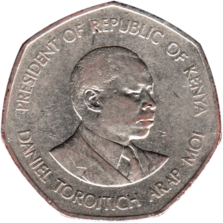 5 Shillings, 1994 Obverse