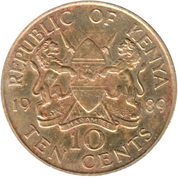 10 cents, 1989 Reverse