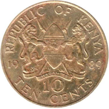 Preview 10 cents, 1989 reverse