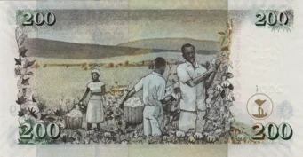 Preview 200 Shillings, 2008 obverse