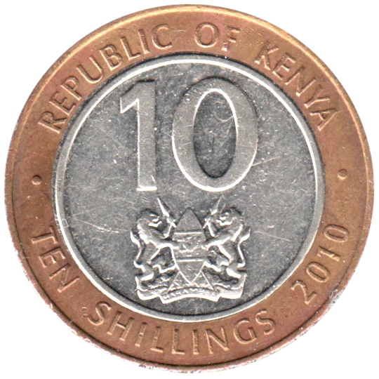 10 Shillings, 2010 Reverse