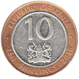 Preview 10 Shillings, 2010 reverse