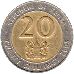 Preview 20 Shillings, 2005 reverse
