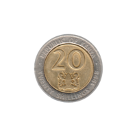 Preview 20 Shillings, 1998 reverse