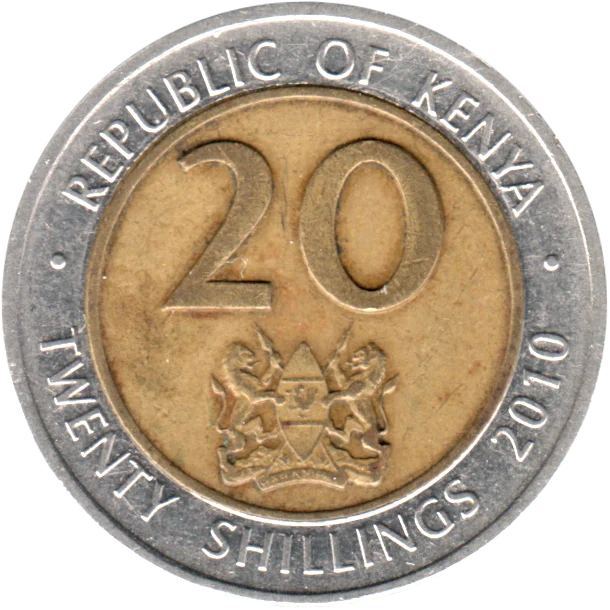 20 Shillings, 2010 Reverse