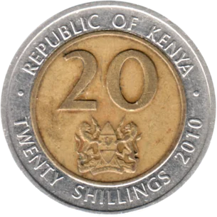 Preview 20 Shillings, 2010 reverse