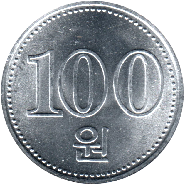 100 Won, 2005 Reverse