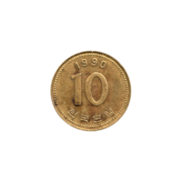Preview 10 Won, 1990 reverse