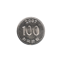 Preview 100 Won, 2007 reverse