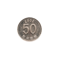 Preview 50 Won, 2002 reverse