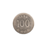 Preview 100 Won, 1990 reverse