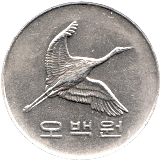 500 Won, 2003 Obverse