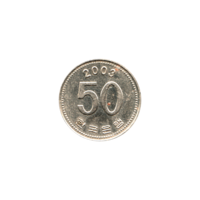 Preview 50 Won, 2003 reverse