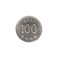 Preview 100 Won, 2001 reverse