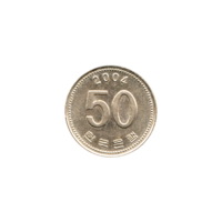 Preview 50 Won, 2004 reverse