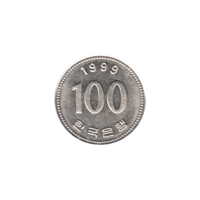 Preview 100 Won, 1999 reverse