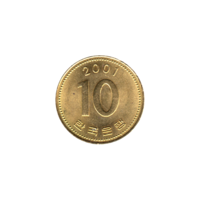 Preview 10 Won, 2001 reverse