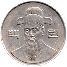 Preview 100 Won, 1984 obverse