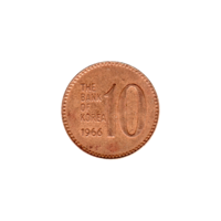 Preview 10 Won, 1966 reverse