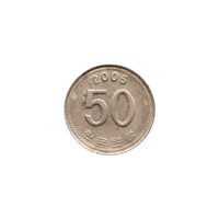 Preview 50 Won, 2005 reverse