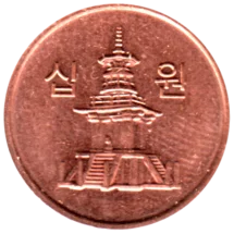 Preview 10 Won, 2016 obverse