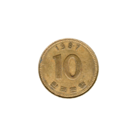 Preview 10 Won, 1987 reverse