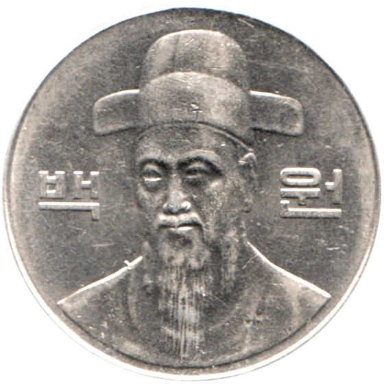 100 Won, 2000 Obverse