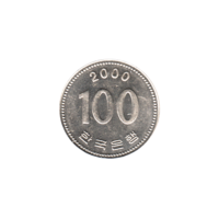 Preview 100 Won, 2000 reverse