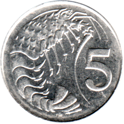 5 cents, 2008 Reverse