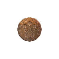 Preview 3 pence, 1942 reverse
