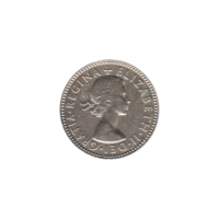 Preview 1 shilling, 1958 obverse