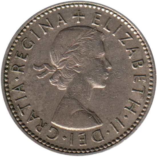 1 shilling, 1962 Obverse