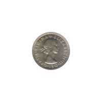 Preview 6 pence, 1961 obverse