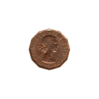 Preview 3 pence, 1963 obverse
