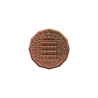 Preview 3 pence, 1963 reverse