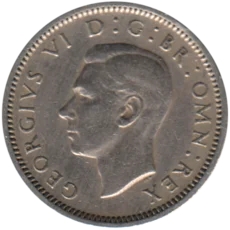Preview 6 pence, 1948 obverse