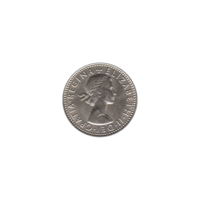 Preview 6 pence, 1965 obverse