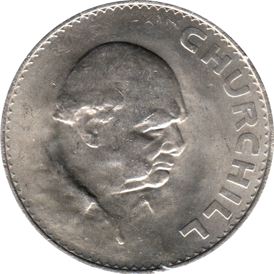 5 shillings, 1965 Reverse