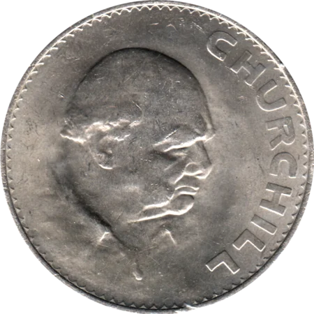 Preview 5 shillings, 1965 reverse