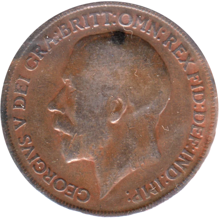 1 penny, 1919 Obverse