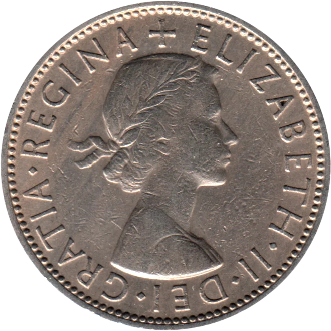 2 shillings, 1963 Obverse
