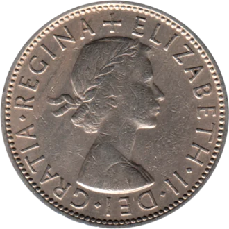 Preview 2 shillings, 1963 obverse