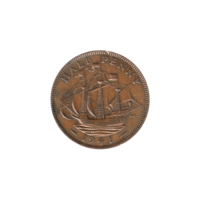 Preview ½ penny, 1941 reverse