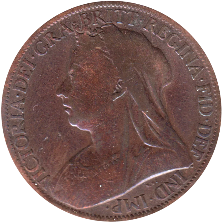 1 penny, 1901 Obverse